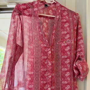 Kut from the Kloth Jasmine Chiffon Blouse; worn once